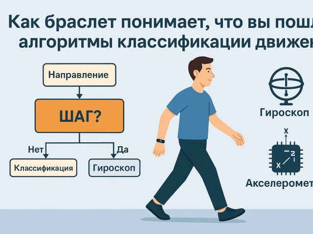 Как умные часы понимают, что вы идёте