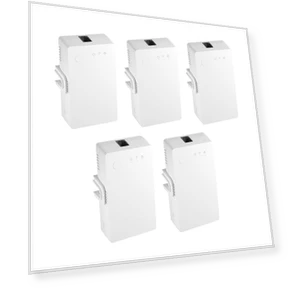 5PCS Умный выключатель для мониторинга температуры и влажности THR316 16A — Комнатные термометры, Sonoff