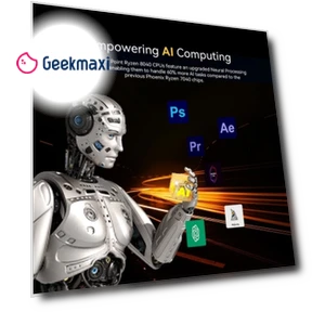 Мини ПК GEEKOM A8 с процессором AMD Ryzen 7 8845HS, 32 ГБ ОЗУ, 1 ТБ SSD — Одноплатные компьютеры, GEEKOM