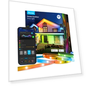 Wi-Fi RGBIC Наружная LED Лента — Наружное освещение, Govee
