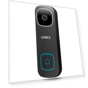 2K QHD 2-Way Wired Video Doorbell with Person Detection — Домашние системы безопасности, Lorex