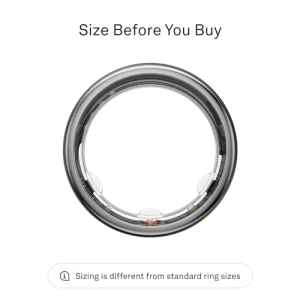 Умное кольцо Oura Ring Gen3 Horizon - Серебристый - Размер 9 - Трекер сна и активности — Умные кольца, Oura