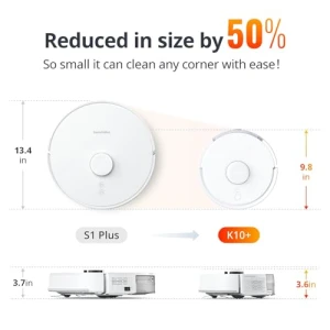 Мини робот-пылесос с самоочищающейся базой, 70 дней автономной уборки — Роботы-пылесосы, SwitchBot