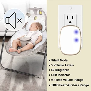 Беспроводная дверная звонковая система с дальностью 305 метров, AKK