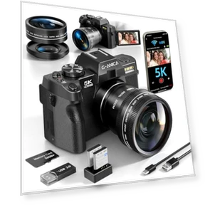 5K цифровая камера для фотографии — Цифровые компактные фотоаппараты, G-Anica