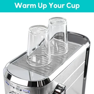 Кофемашина для эспрессо 20 бар, компактная с капучинатором, CASABREWS