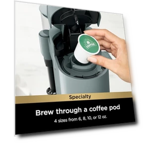 Кофемашина Ninja для капсул и молотого кофе, совместимая с K-Cup, со встроенным капучинатором — Капсульные кофеварки, Ninja