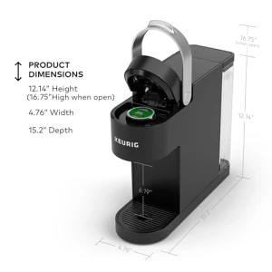 Однопорционная кофемашина K-Cup Pod, Multistream Technology, 3 размера заваривания, Keurig