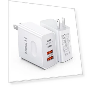 USB C Wall Charger, 40W 4-Port Fast Charging Block — Кабели питания, SHENZHEN OFSPOWER ELECTRONIC TECHNOLOGY CO., LTD.
