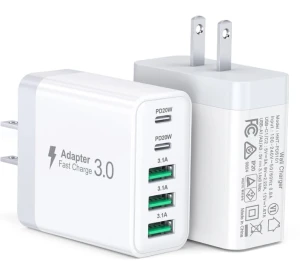 50W 5-портовый USB C зарядный блок, BOVICAS