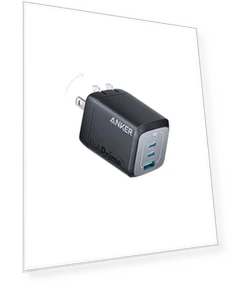 Зарядное устройство USB C 67W, компактное с 3 портами — Кабели питания, Anker