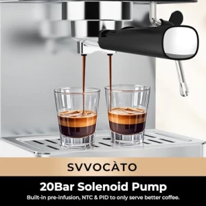 Эспрессо машина Svvocàto Hot & Cool, 20 бар, сенсорная панель, CHULUX