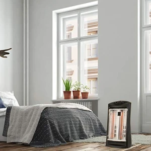 Инфракрасный кварцевый обогреватель, 1500Вт, регулируемый термостат, переносной, BLACK+DECKER