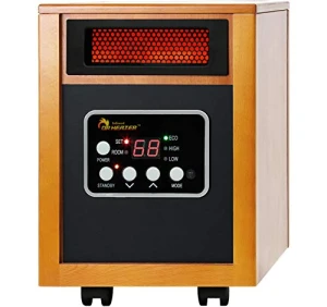 Портативный инфракрасный обогреватель, 1500 Вт, вишневый, Dr Infrared Heater