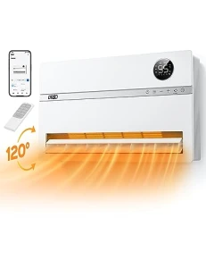 Умный настенный обогреватель, электрический обогреватель для спальни 1500Вт, Dreo