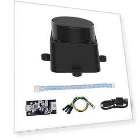 Lidar Sensor 360° Ranging 25M, совместим с ROS/Raspberry для роботов и дронов — 3D Сканеры, youyeetoo
