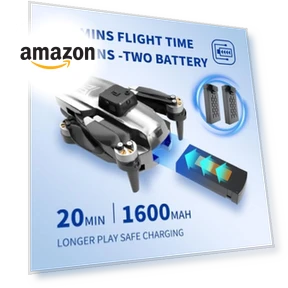 Дрон с камерой 4K — Квадрокоптеры и дроны, TizzyToy