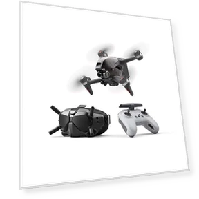 FPV Дрон с пультом управления и очками — Квадрокоптеры и дроны, DJI