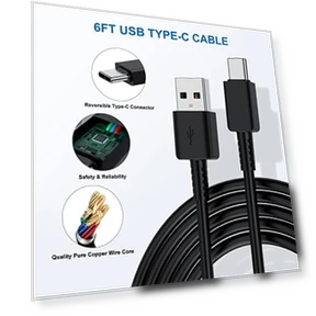 Быстрое зарядное устройство Type C — Кабели питания, Shenzhen Hua Nantong Electronic Technology Co., Ltd.