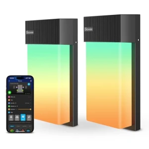 Уличные настенные светильники с RGBIC подсветкой, Govee