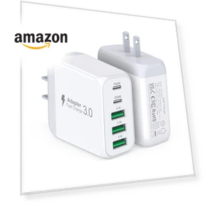 50W 5-Портовый USB C Зарядное Устройство — Сетевые зарядные устройства, CSODINCE