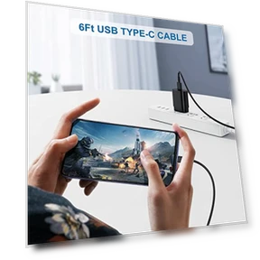 Зарядное устройство Type C, 2 упаковки 25W PD USB — Кабели питания, Shenzhen Hua Nantong Electronic Technology Co., Ltd.
