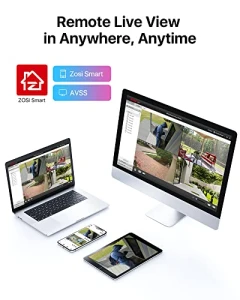 Домашняя система видеонаблюдения с AI детекцией человека/транспорта — Камеры видеонаблюдения, ZOSI