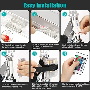 LED подсветка для скейтборда и самоката, Waybelive