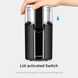 Электрическая кофемолка для кофе, специй и семян, SHARDOR