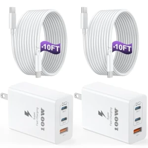 Блок зарядки USB C 100W, 3-портовый GaN супер быстрый зарядник, Shenzhen Xihuida Electronics Co., Ltd.