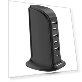 6-портовый USB-зарядный блок с Type C — Зарядные устройства, SHENZHEN YIBOYUAN ELECTRONICS CO., LTD.