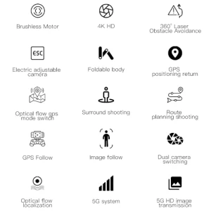 Беспилотник с камерой 4K и лазерным избеганием препятствий — Квадрокоптеры