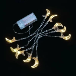 Гирлянда со звездами и луной