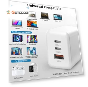Зарядное устройство 65W GaN (Type-A + Type-C) — Зарядные устройства, Xiaomi