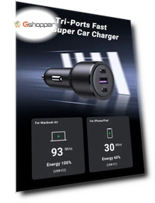 Автомобильное зарядное устройство USB C — Зарядные устройства, UGREEN