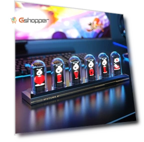 Часы с RGB-подсветкой Nixie Tube — Оригинальные светильники