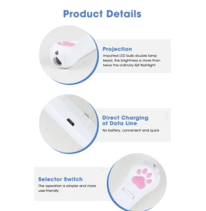 Игрушка-лазер для кошек с проектором — Интерактивные игрушки для кошек