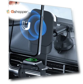 3-в-1 автомобильное крепление для беспроводной зарядки с MagSafe — Кабели и зарядные устройства для умных часов, Baseus