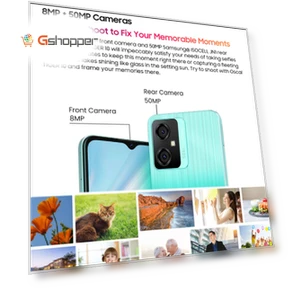 Смартфон с HD+ экраном 6.56 дюймов, Android 13, 8GB RAM, 256GB памяти, восьмиядерный процессор, 50MP камера, 5180mAh... — Мобили, OSCAL