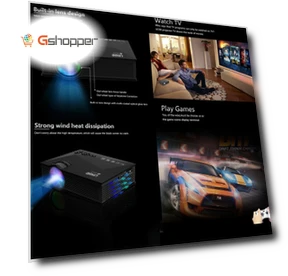 Домашний кинотеатр мультимедийный HD LED проектор — Проекторы