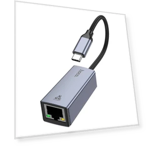Адаптер Ethernet USB-C / Type-C на RJ45 — USB-адаптеры, hoco