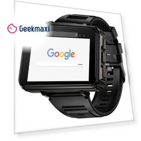 Смарт-часы с HD экраном 2.4 дюйма, Android 10.7, аккумулятором 1500 мАч, 4G звонками, двойными камерами — Умные часы, LOKMAT