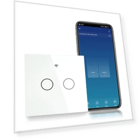 Умный выключатель ZigBee Smart Switch Double — Центры управления и контроллеры, MOES