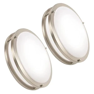 2-Pack 36W 13-дюймовые LED потолочные светильники, OOWOLF
