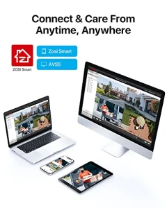 Домашняя система видеонаблюдения с AI детекцией — Камеры видеонаблюдения, ZOSI