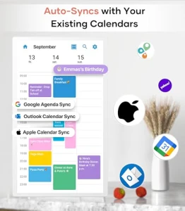 Цифровой настенный календарь с сенсорным экраном, Cozyla Mate