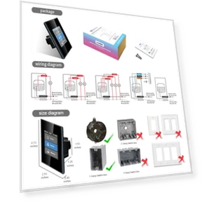 Сенсорный WiFi выключатель света — Диммеры, LANBON