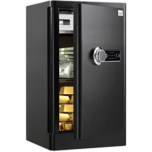 Биометрический сейф с сенсорным экраном и защитой от огня, Tenamic