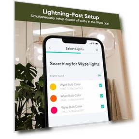 Умная лампочка с изменяемым цветом — Светодиодные, Wyze Lifestyle