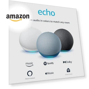Умная колонка с Alexa и премиальным звуком — Портативные колонки с Bluetooth, Amazon